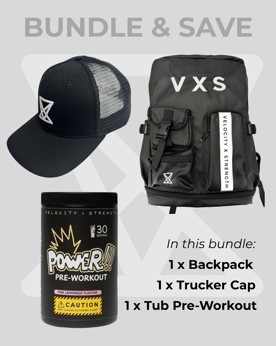 3 Must - Haves - 1 Bundle - VXS GYM WEAR