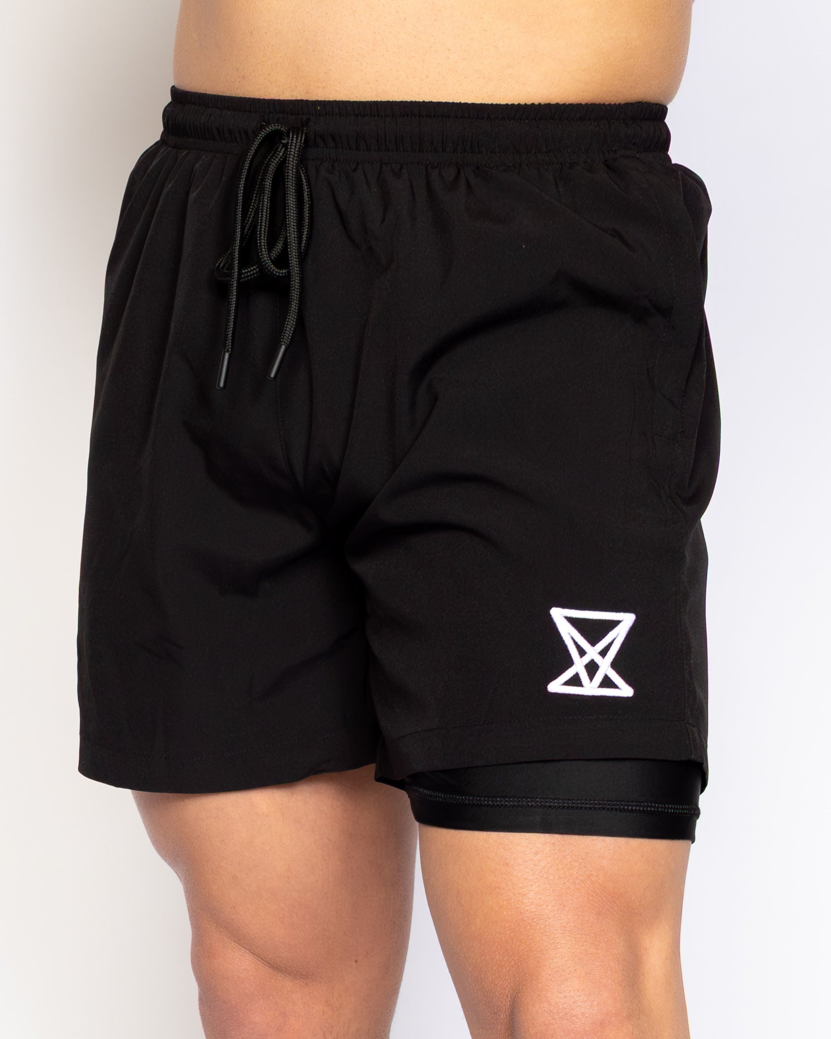 2 - in - 1 Zip Shorts - VXS GYM WEAR