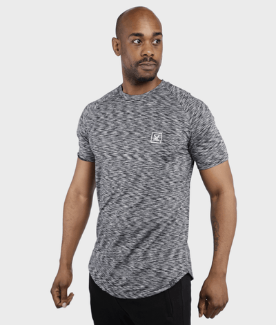 Elite T-Shirt [Black/White Fuzion] - VXS GYM WEAR