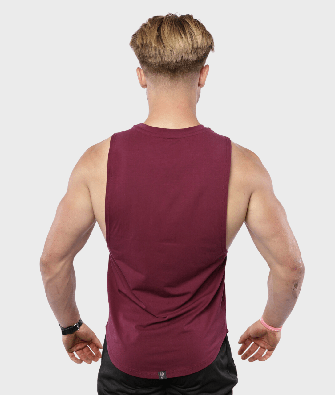 LOGO Sleeveless [Burgundy] - VXS GYM WEAR