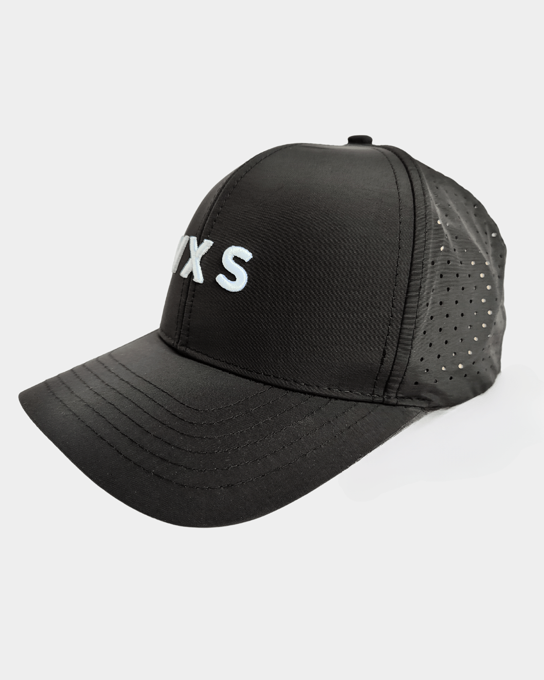 Perforated Performance Cap Sports and fitness Black and white VXS