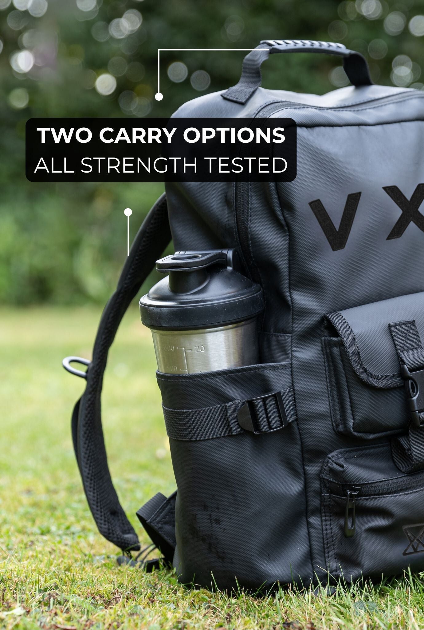 Tactical Backpack [Black Details] - VXS GYM WEAR