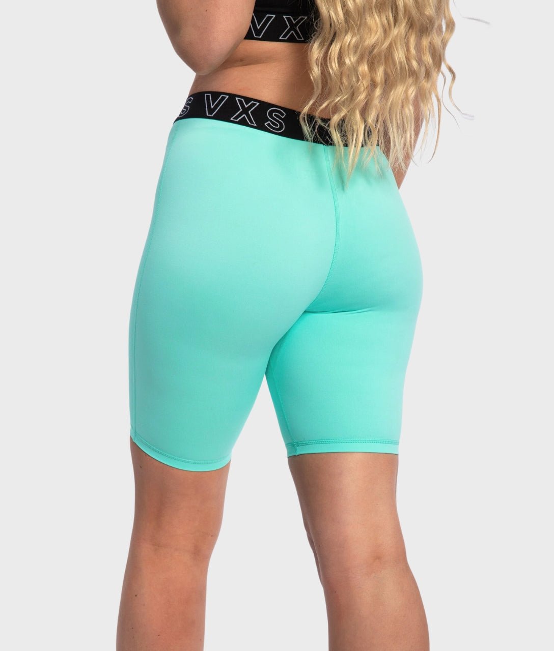 Mint green cycling shorts on sale