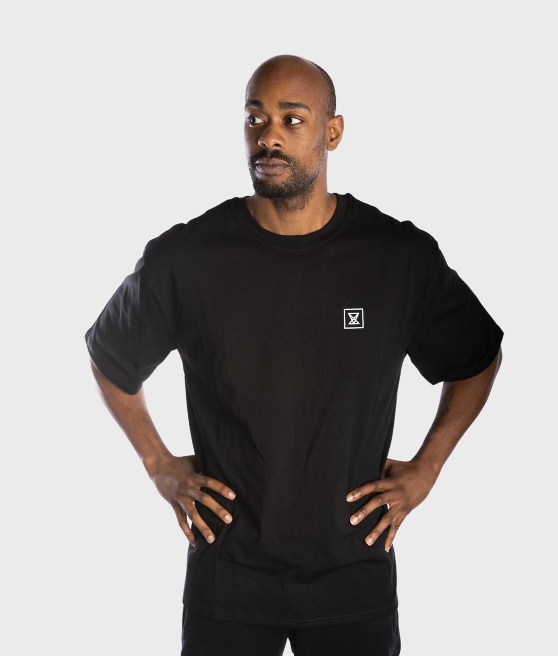 OVERSIZED T-Shirt [BLACK] *NEW* - VXS GYM WEAR