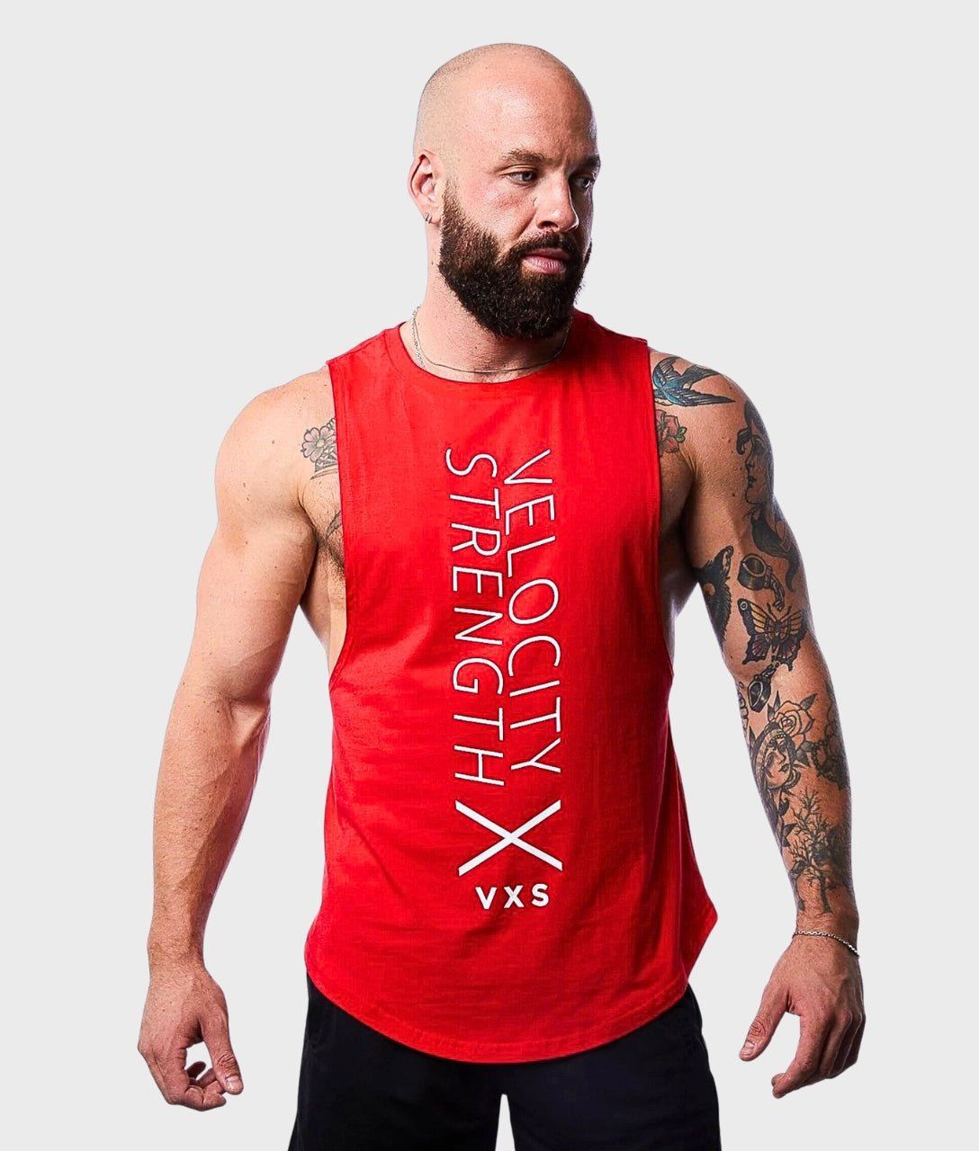 Signature Sleeveless [Red] - VXS GYM WEAR